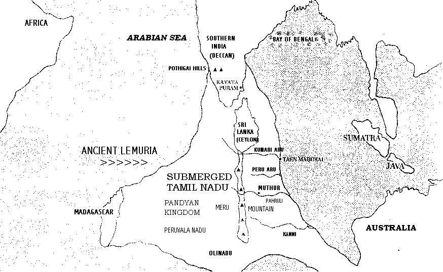 Karte von Lemuria